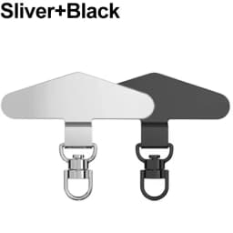 Anti-Lost Phone Lanyard Universal Replacement Connector Tether Tab Clip Metal Card Pad Adapter for IPhone Samsung Secure Fit