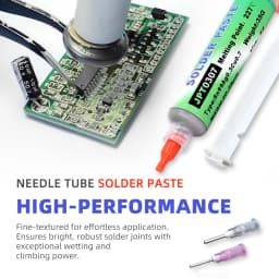 Lead Free High-Temperature Solder Paste Sn99 Ag0.3 Cu0.7 Needle Tube, Mobile Phone USB Socket Repair, LED Soldering