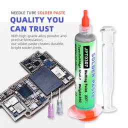 Lead Free High-Temperature Solder Paste Sn99 Ag0.3 Cu0.7 Needle Tube, Mobile Phone USB Socket Repair, LED Soldering