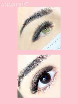 ANNAFRIS Premade Volume Fan YY 3D 4D 5D W-Shaped Lash Automatic Flowering W Lashes Extension Natural Soft Full Dense Mink Lash