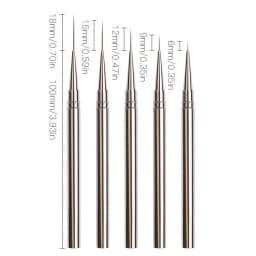 Nails Art Liner Brushes Striping Drawing Elongated Lines Painting 6/9/12/15/18mm Nail Professional Manicure Tool ZJS02