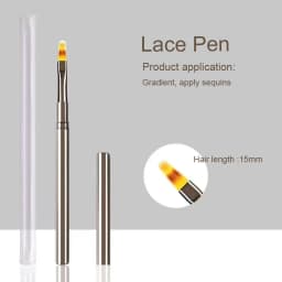 Nails Art Liner Brushes Striping Drawing Elongated Lines Painting 6/9/12/15/18mm Nail Professional Manicure Tool ZJS02