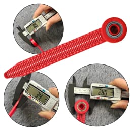 Portable Circular Drafting Compass Design Plastic Ruler, for Precision Drawing Woodworking Measuring Tool & Engineering Projects