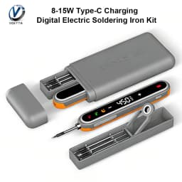 8-15W Type-C Digital Electric Soldering Iron Kit Intelligent Adjustable Temperature Fast Heating Mini Solder Irons Repair Tool