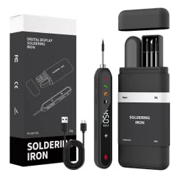 8-15W Type-C Digital Electric Soldering Iron Kit Intelligent Adjustable Temperature Fast Heating Mini Solder Irons Repair Tool