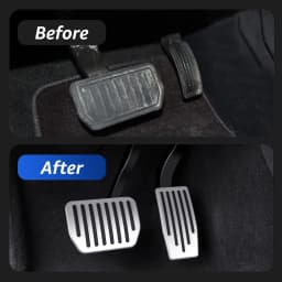 For Tesla Performance Pedal Pads Cover Foot Aluminum Non-Slip Pedals for Model Y(Juniper) Model 3(Highland) 3/Y 2017-2026
