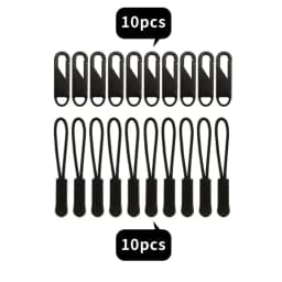 10/20Pcs Replacement Zipper Pulls Cord Extender for Backpacks Jackets Luggage Purses Handbags