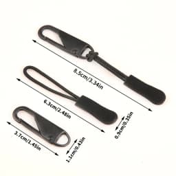 10/20Pcs Replacement Zipper Pulls Cord Extender for Backpacks Jackets Luggage Purses Handbags