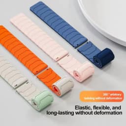 20/22mm Magnetic Strap For Huami AMAZFIT BIP 6 5 UNITY Silicone Loop Band GTR 4/3/3 Pro 2e GTS 4 mini 3 BALANCE Sports Watchband