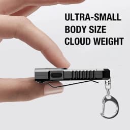 Portable Waist Hanging Keychain, Mini Flashlight, Multifunctional Emergency Charging, Anti Key Chain, Super Large, Bright, House
