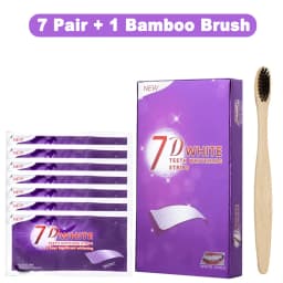 Purple Teeth Whitening Strip No Sensitive Teeth Bleaching Strip Colour Corrector Instant Teeth Clean Strip,At-Home Teeth Whiter