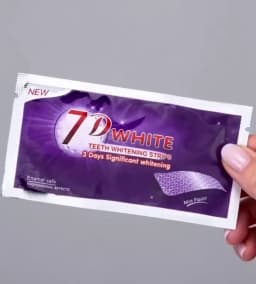 Purple Teeth Whitening Strip No Sensitive Teeth Bleaching Strip Colour Corrector Instant Teeth Clean Strip,At-Home Teeth Whiter