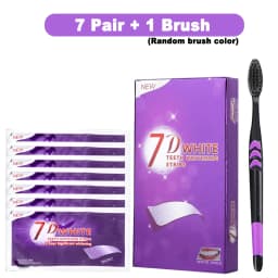 Purple Teeth Whitening Strip No Sensitive Teeth Bleaching Strip Colour Corrector Instant Teeth Clean Strip,At-Home Teeth Whiter