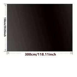 95-98% Blackout Curtain DIY Portable Travel Removable Blocking Darkest Window Film Cloth Self-adhesive Window Shades