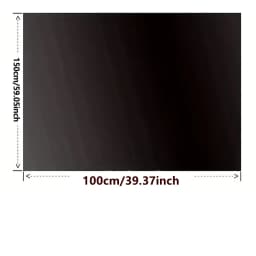 95-98% Blackout Curtain DIY Portable Travel Removable Blocking Darkest Window Film Cloth Self-adhesive Window Shades