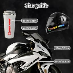 1PC Custom Car Sticker Instagram Cool Fonts Waterproof DIY Vehicle Window Motorcycle Bicycle Scooter Helmet Durable Vinyl Decals