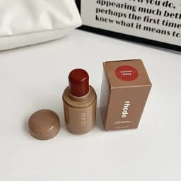 Rhode Pocket Blush LIP Stick Lip And Cheek Hydrating Stick Natural Rouge Powder Blush Cream Lipstick Cheek Easy To Apply Colo
