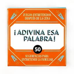 Spanish Mini Size Game Cards " Name That Word !" 50 Pcs Cards Game Family Gathering Card Game Camping Game