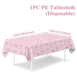 Purple Laser Disposale Tablecloth Happy Birthday Party Decoration Wedding Party Aluminum Film Table Cover Baby Shower Supplies