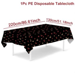 Purple Laser Disposale Tablecloth Happy Birthday Party Decoration Wedding Party Aluminum Film Table Cover Baby Shower Supplies