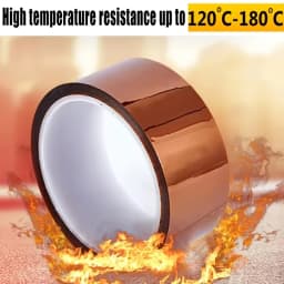 5-50mm High Temperature Tape PI Polyimide Adhesive Insulating Adhesive Tape Heat Tape for Board Protection Gold Finger Tape