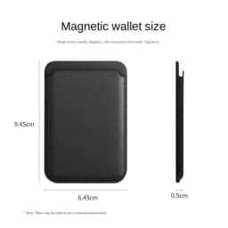 For Magsafe Magnetic Leather Wallet Case For iPhone 17 16 15 14 13 12 11 8 Samsung Huawei Card Holder with Magnet Covers