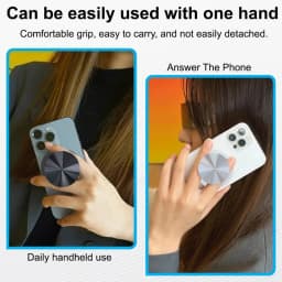 Magnetic Foldable Phone Grip Holder For Samsung Mount Socket Pocket For Magsafe iPhone 17 N52 Magnet Ring Finger Expanding Stand
