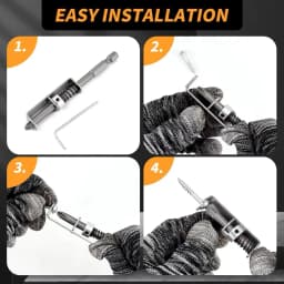 Spring-Loaded Screw Holder Drill Bit Anti-Drop Screwdriver Bit Fixing Clamp Set Screw Holder Drill Bit Phillips Screwdriver Bit
