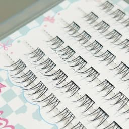 Mixiaohe Glueless Eyelashes 48 Clusters 10-13mm C Curl Natural Fluffy Segmented Lashes for Beginners