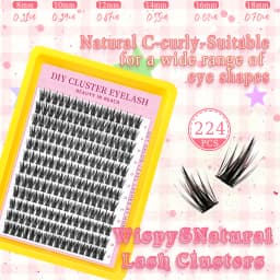 192 Rows Cluster Lashes Faux Mink Eyelashes Cluster Natural Eyelash Extension 3D Russia Strip Individual Eyelashes Cluster