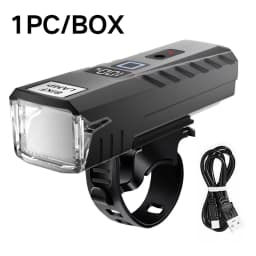 Bicycle Lights, Bike Lights, Cycling Lights, TYPE-C Charging Digital Display, High Brightness, Road Bike Sensing, Night Riding