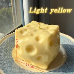 Simulate Cheese Squeeze Toy Slow Rebound Pinching Office Decompression Slow Rebound Cheese Pinching Ornament Relax Decompress