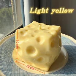 Simulate Cheese Squeeze Toy Slow Rebound Pinching Office Decompression Slow Rebound Cheese Pinching Ornament Relax Decompress