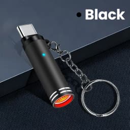 Mini Type C Mobile Phone Cigarette Lighter Air Blowing Cigarette Lighter Outdoor Safety USB C Lighter Adapter For iPhone 17 Pro