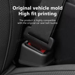 BLALION 2PCS Car Seat Belt Slot Fixer Safety Belts Lock Buckle Fixing Anti-Slip Silicone Holder Auto Interior Decor Accessories