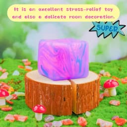 2026newNeedoh Nice Sensory Cube, Anti-Stress Tool for Anxiety and Concentration, Sensory Desk Cube for Adults and Kids