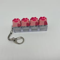 Cat Claw Keychain Key Ring Pendant Mobile Phone Backpack Pendant Desktop Accessories Fingertip Office Decompression Press Tools