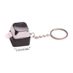 Silicone Cat Paw Keychain Stress Relief Toy for Keyboard Lovers Portable Fidget Keyring Gifts Press Button Anxiety Relief