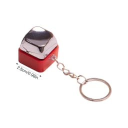 Silicone Cat Paw Keychain Stress Relief Toy for Keyboard Lovers Portable Fidget Keyring Gifts Press Button Anxiety Relief