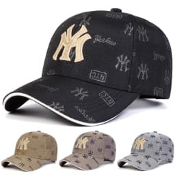 Unisex MY Letter Embroidery Baseball Caps Spring and Autumn Outdoor Adjustable Casual Hats Sunscreen Hat Sports Cap