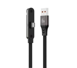 240W Type-C To Type C Cable Elbow Fast Charging Data Cable Foldable Stand Phone Holder For iPhone 17/16/15 For Samsung Charger