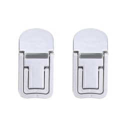 2PCS Mini Foldable Laptop Stand Portable Computer Keyboard Riser with 2 Adjustable Angles Self-Adhesive Invisible Notebook Stand