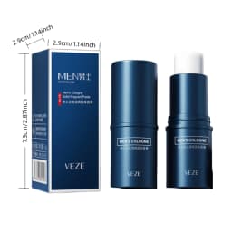 Fanzhen Men's Solid Perfume - Light and Fresh Scent, Can Be Used All over the Body, Portable Stick Design, Convenient for Travel