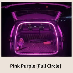 Car high brightness trunk lighting ambient light interior decoration LED wiring free automatic sensing tailgate light strip