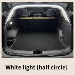 Car high brightness trunk lighting ambient light interior decoration LED wiring free automatic sensing tailgate light strip