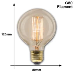 Retro Edison Light Bulb E27 40W 220V A60 ST64 G80 G95 T45 Incandescent Bulb Ampoule Vintage Edison Lamp Filament For Home Decor