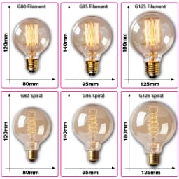 Retro Edison Light Bulb E27 40W 220V A60 ST64 G80 G95 T45 Incandescent Bulb Ampoule Vintage Edison Lamp Filament For Home Decor