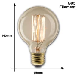 Retro Edison Light Bulb E27 40W 220V A60 ST64 G80 G95 T45 Incandescent Bulb Ampoule Vintage Edison Lamp Filament For Home Decor