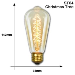 Retro Edison Light Bulb E27 40W 220V A60 ST64 G80 G95 T45 Incandescent Bulb Ampoule Vintage Edison Lamp Filament For Home Decor