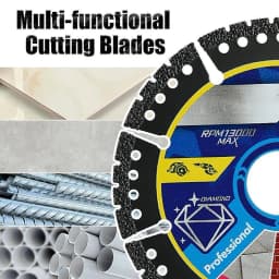 Multi Material Cutting Blades Metal Tile Stone Plastic Angle Grinder Saw Blades for Alloy Cast Iron Marble Tool Accessories